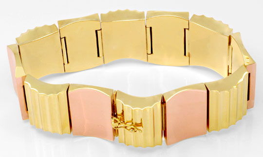 Foto 3 - Top Modernes Designer-Armband, Gelbgold-Rotgold, K2032