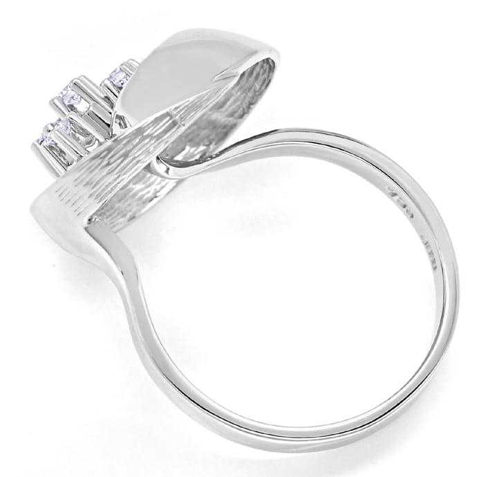 Foto 3 - Designer-Ring mit 0,19Carat Brillanten in 18K Weißgold, Q0783