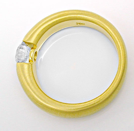 Foto 3 - Brillant-Spann Ring 0,60ct VVS2 18K Gelbgold, S3975
